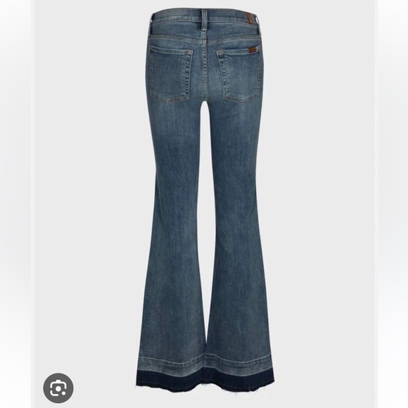 7 For All Mankind Dojo Welt Pocket Trouser Jeans NEW - Picture 2 of 11